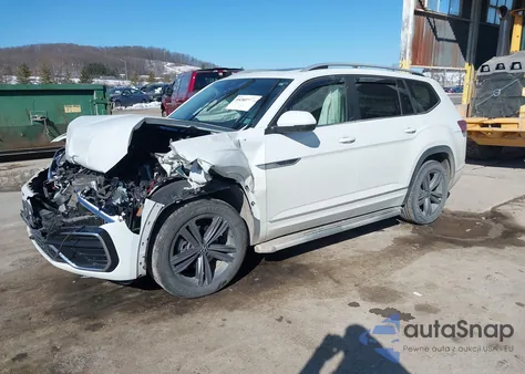 2022 Volkswagen Atlas 3.6L V6 Sel R-Line из США, поврежденный, VIN 1V2AR2CA3NC506856